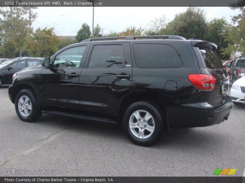 Black / Graphite Gray 2012 Toyota Sequoia SR5 4WD