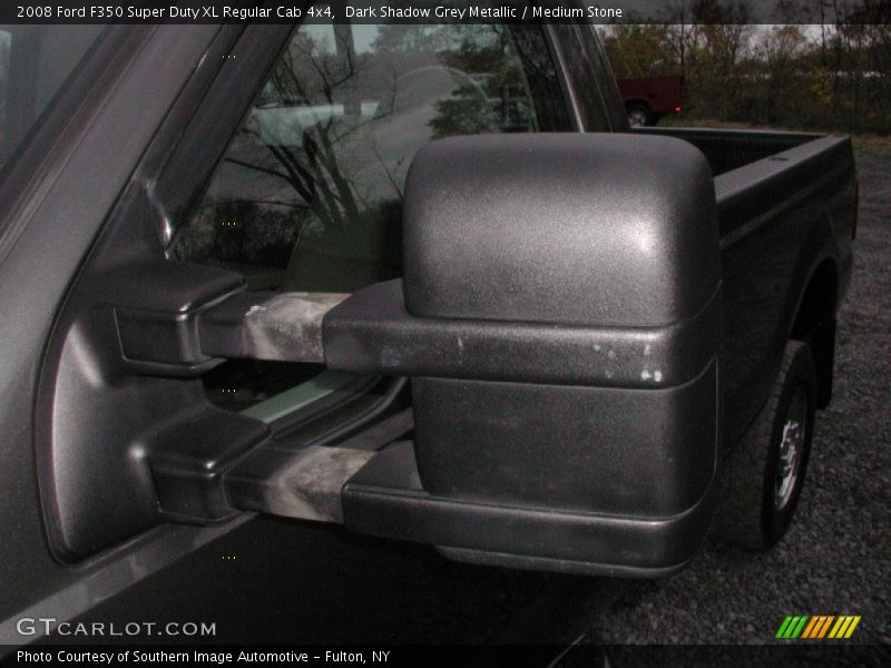 Dark Shadow Grey Metallic / Medium Stone 2008 Ford F350 Super Duty XL Regular Cab 4x4