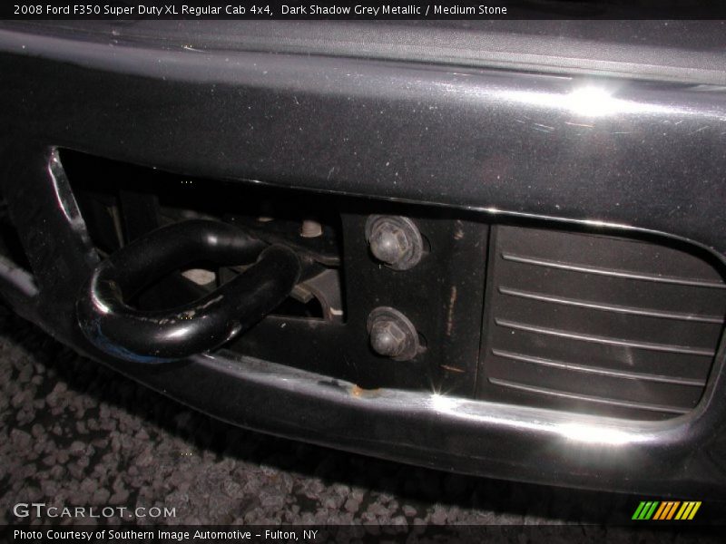Dark Shadow Grey Metallic / Medium Stone 2008 Ford F350 Super Duty XL Regular Cab 4x4