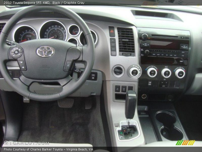 Black / Graphite Gray 2012 Toyota Sequoia SR5 4WD