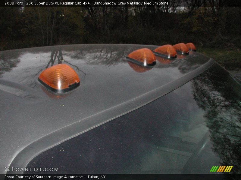 Dark Shadow Grey Metallic / Medium Stone 2008 Ford F350 Super Duty XL Regular Cab 4x4