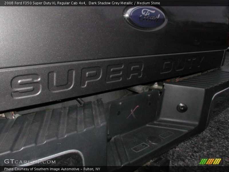 Dark Shadow Grey Metallic / Medium Stone 2008 Ford F350 Super Duty XL Regular Cab 4x4