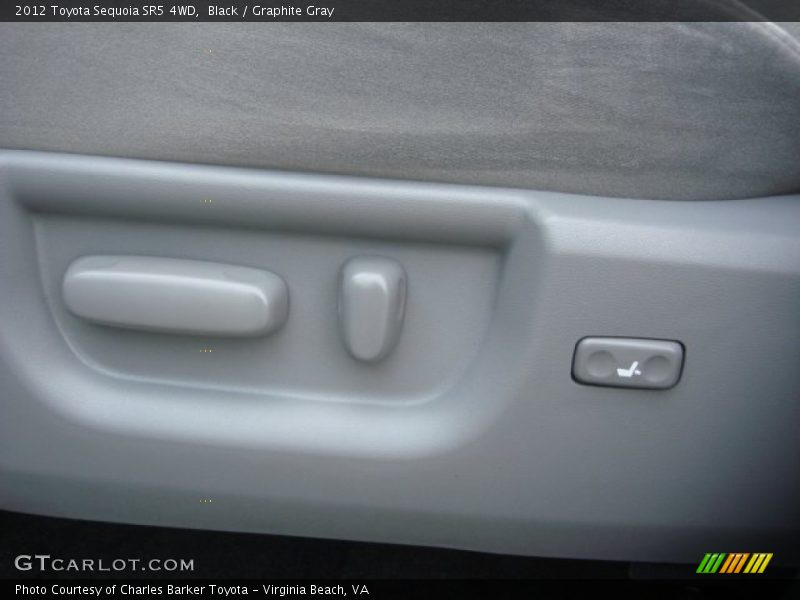 Black / Graphite Gray 2012 Toyota Sequoia SR5 4WD