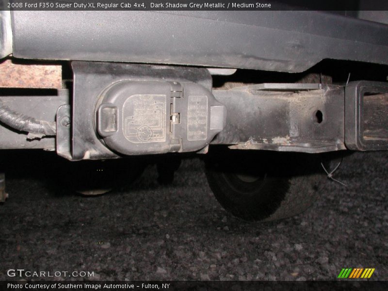 Dark Shadow Grey Metallic / Medium Stone 2008 Ford F350 Super Duty XL Regular Cab 4x4