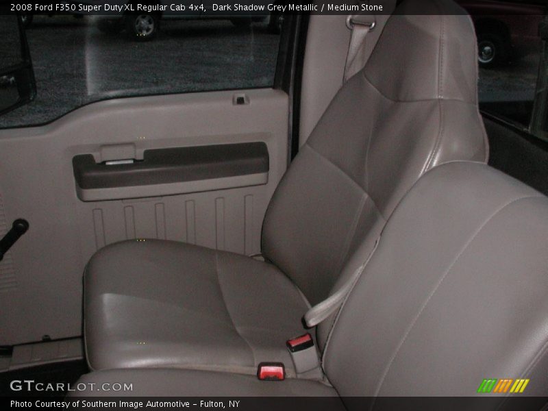 Dark Shadow Grey Metallic / Medium Stone 2008 Ford F350 Super Duty XL Regular Cab 4x4