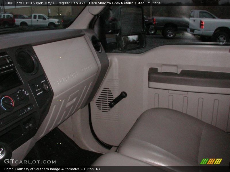 Dark Shadow Grey Metallic / Medium Stone 2008 Ford F350 Super Duty XL Regular Cab 4x4