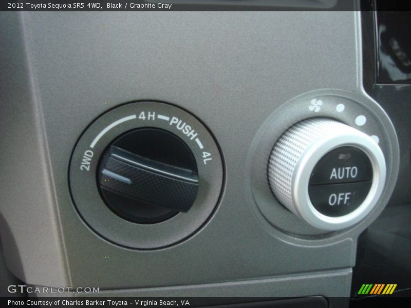 Black / Graphite Gray 2012 Toyota Sequoia SR5 4WD