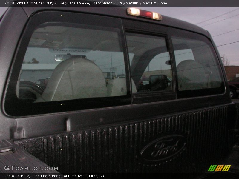Dark Shadow Grey Metallic / Medium Stone 2008 Ford F350 Super Duty XL Regular Cab 4x4