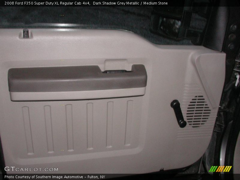 Dark Shadow Grey Metallic / Medium Stone 2008 Ford F350 Super Duty XL Regular Cab 4x4