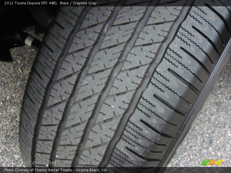 Black / Graphite Gray 2012 Toyota Sequoia SR5 4WD