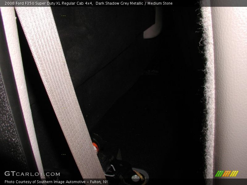 Dark Shadow Grey Metallic / Medium Stone 2008 Ford F350 Super Duty XL Regular Cab 4x4