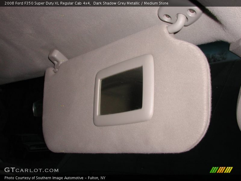 Dark Shadow Grey Metallic / Medium Stone 2008 Ford F350 Super Duty XL Regular Cab 4x4