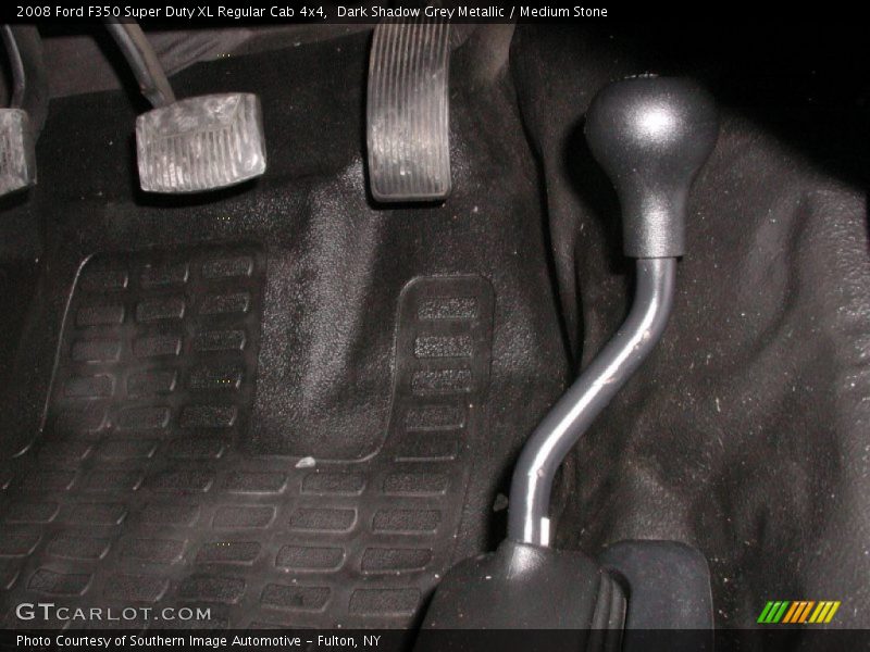 Dark Shadow Grey Metallic / Medium Stone 2008 Ford F350 Super Duty XL Regular Cab 4x4