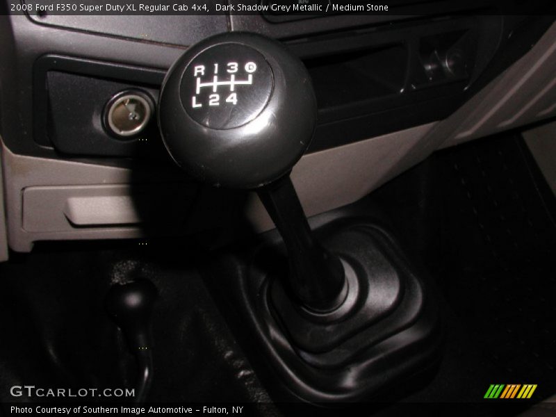 Dark Shadow Grey Metallic / Medium Stone 2008 Ford F350 Super Duty XL Regular Cab 4x4