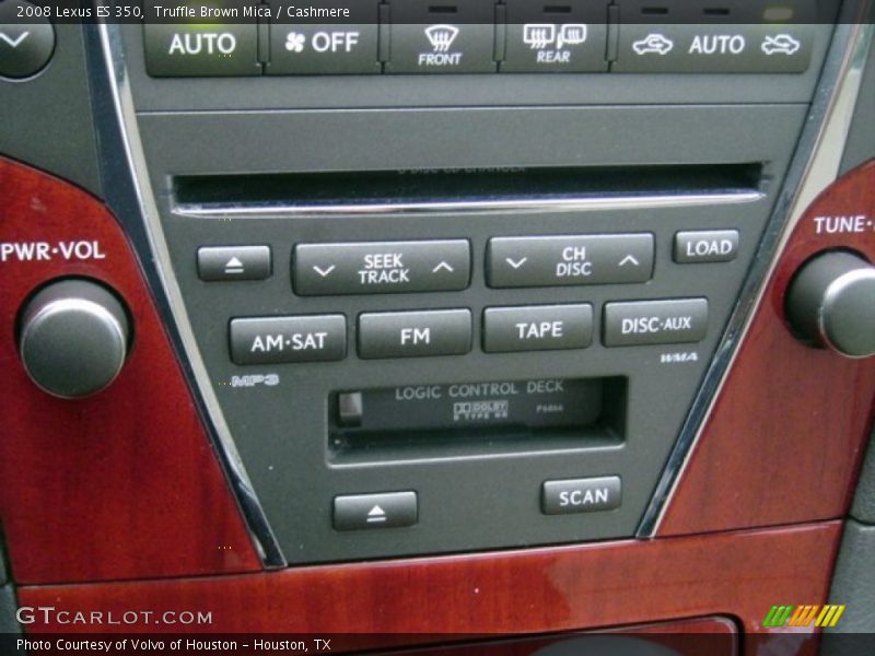 Controls of 2008 ES 350