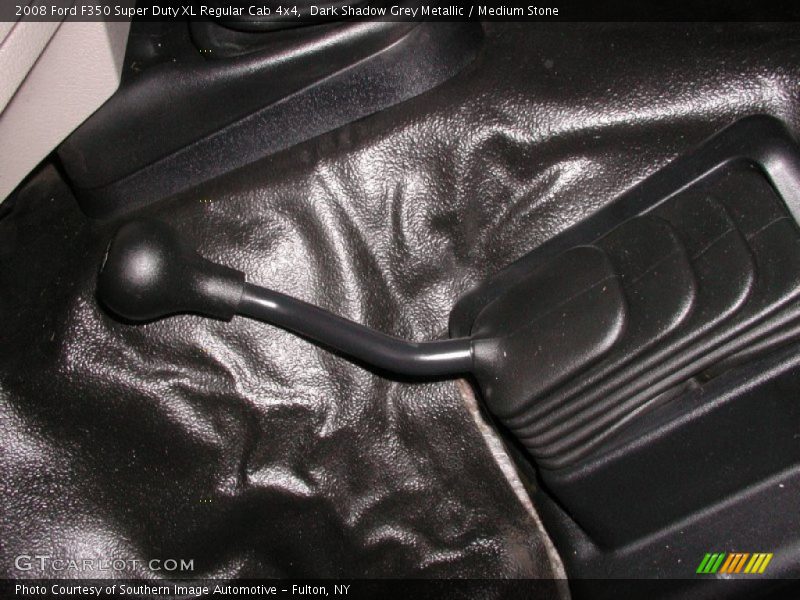 Dark Shadow Grey Metallic / Medium Stone 2008 Ford F350 Super Duty XL Regular Cab 4x4