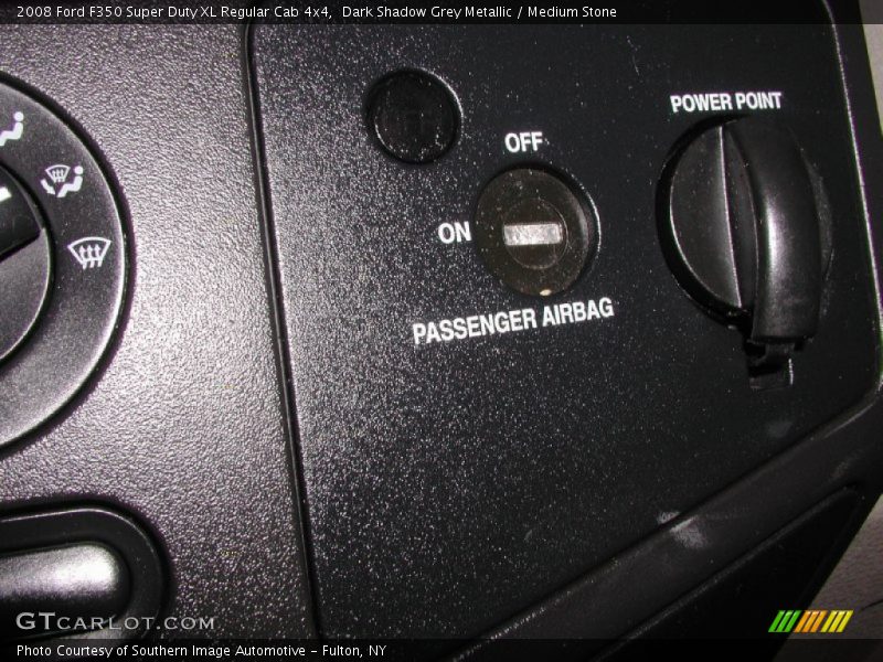 Dark Shadow Grey Metallic / Medium Stone 2008 Ford F350 Super Duty XL Regular Cab 4x4