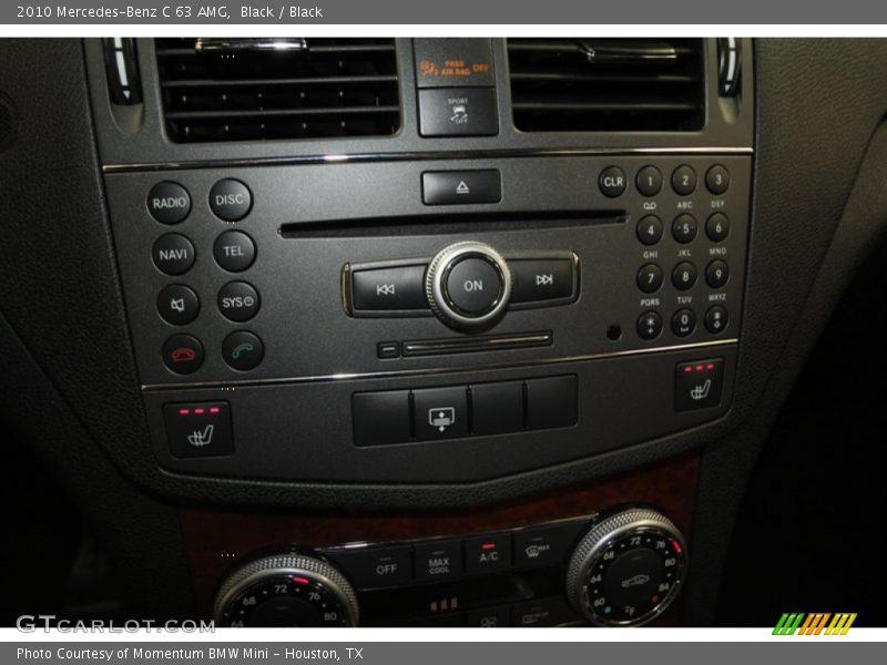 Black / Black 2010 Mercedes-Benz C 63 AMG