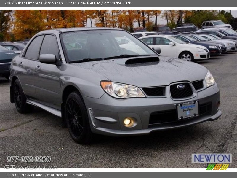 Urban Gray Metallic / Anthracite Black 2007 Subaru Impreza WRX Sedan
