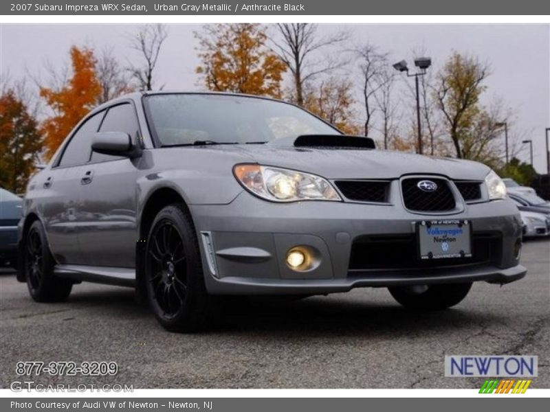 Urban Gray Metallic / Anthracite Black 2007 Subaru Impreza WRX Sedan