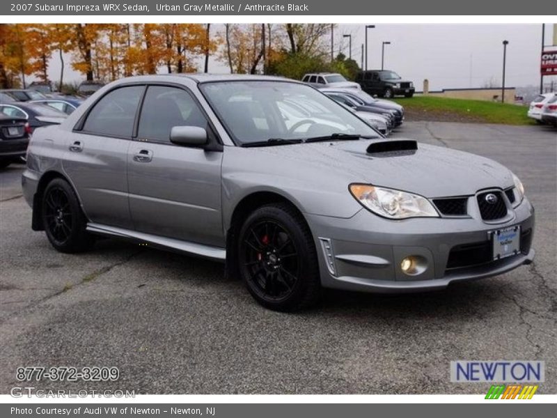 Urban Gray Metallic / Anthracite Black 2007 Subaru Impreza WRX Sedan