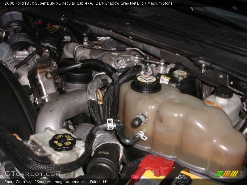 Dark Shadow Grey Metallic / Medium Stone 2008 Ford F350 Super Duty XL Regular Cab 4x4