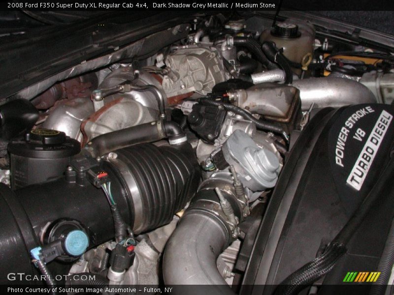 Dark Shadow Grey Metallic / Medium Stone 2008 Ford F350 Super Duty XL Regular Cab 4x4