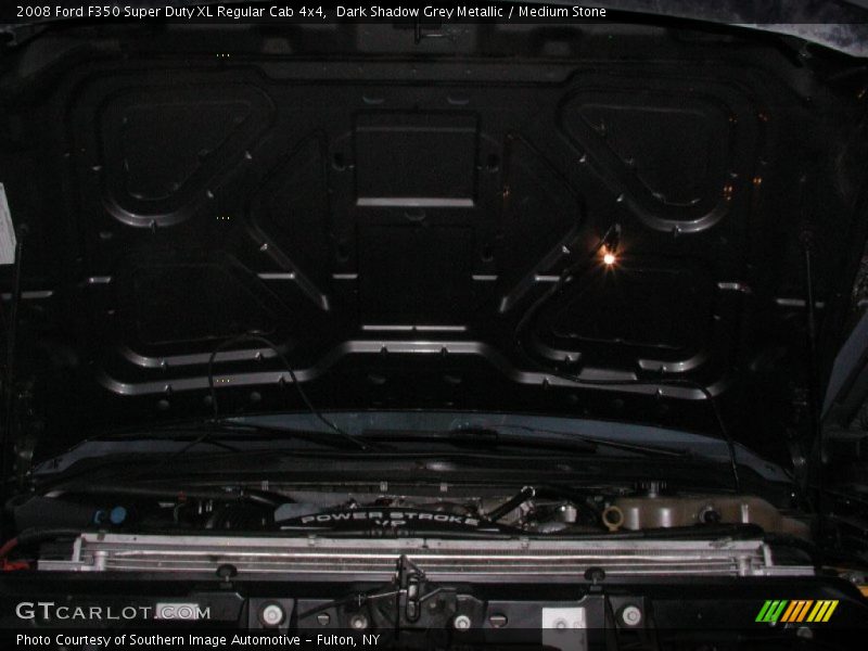 Dark Shadow Grey Metallic / Medium Stone 2008 Ford F350 Super Duty XL Regular Cab 4x4
