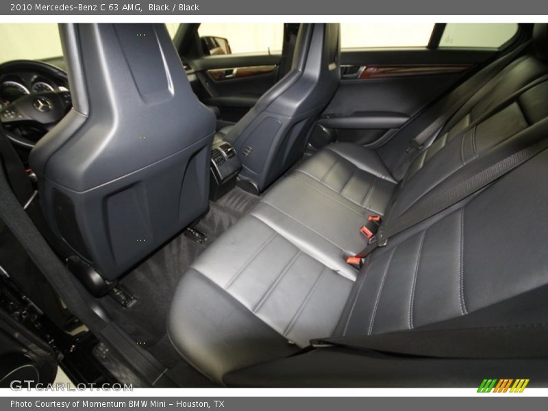 Black / Black 2010 Mercedes-Benz C 63 AMG