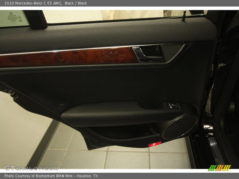 Black / Black 2010 Mercedes-Benz C 63 AMG