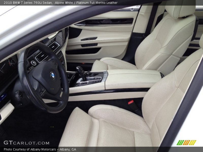  2010 7 Series 760Li Sedan Platinum Full Merino Leather Interior