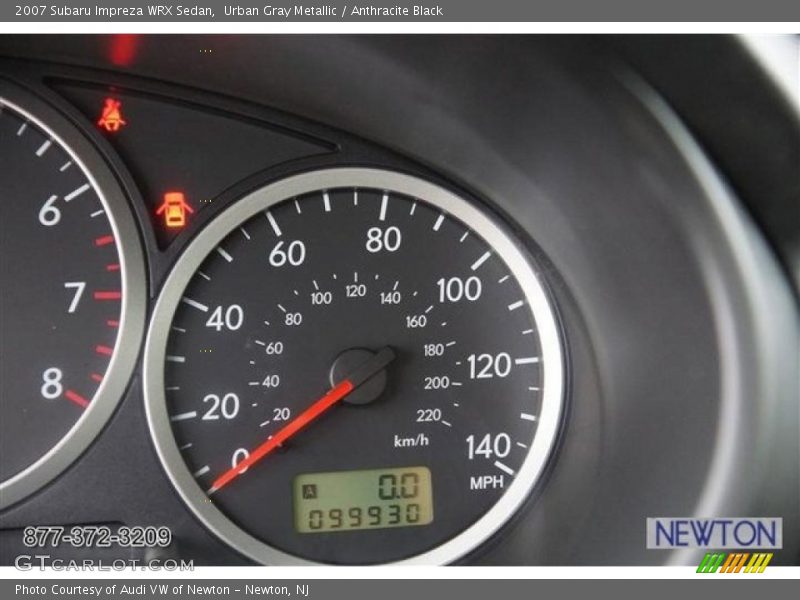 Urban Gray Metallic / Anthracite Black 2007 Subaru Impreza WRX Sedan