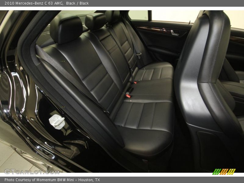 Black / Black 2010 Mercedes-Benz C 63 AMG