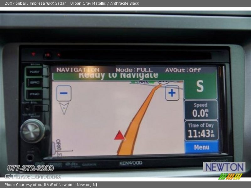 Urban Gray Metallic / Anthracite Black 2007 Subaru Impreza WRX Sedan