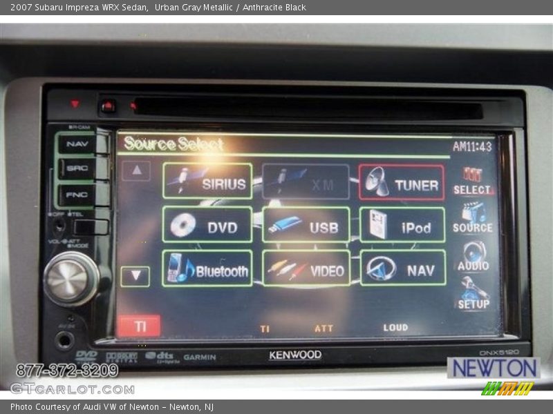 Urban Gray Metallic / Anthracite Black 2007 Subaru Impreza WRX Sedan