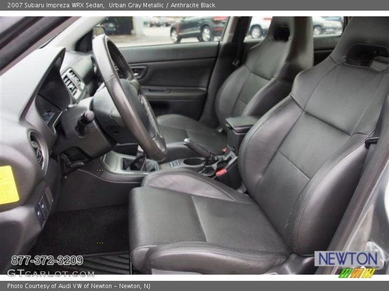 Urban Gray Metallic / Anthracite Black 2007 Subaru Impreza WRX Sedan