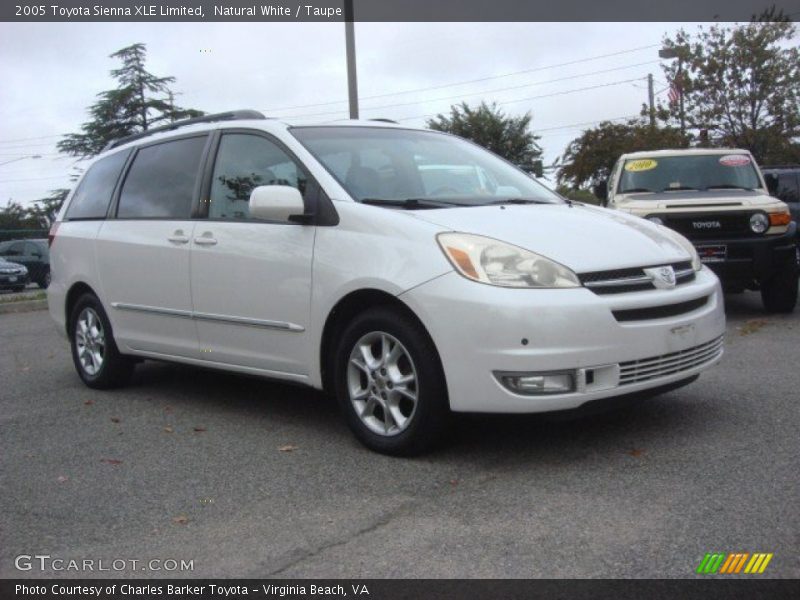 Natural White / Taupe 2005 Toyota Sienna XLE Limited