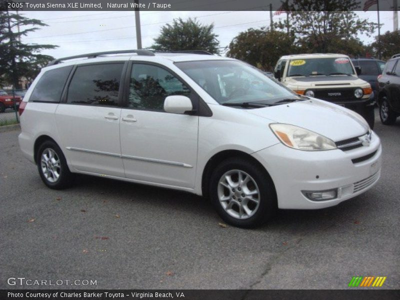 Natural White / Taupe 2005 Toyota Sienna XLE Limited