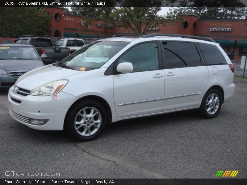Natural White / Taupe 2005 Toyota Sienna XLE Limited