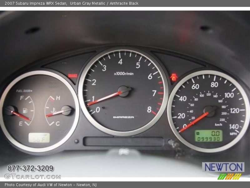 Urban Gray Metallic / Anthracite Black 2007 Subaru Impreza WRX Sedan