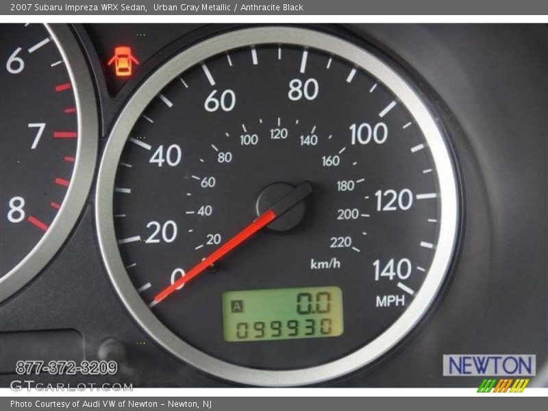 Urban Gray Metallic / Anthracite Black 2007 Subaru Impreza WRX Sedan