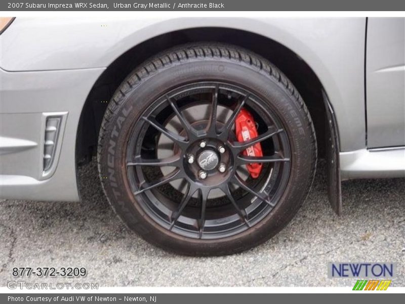 Urban Gray Metallic / Anthracite Black 2007 Subaru Impreza WRX Sedan