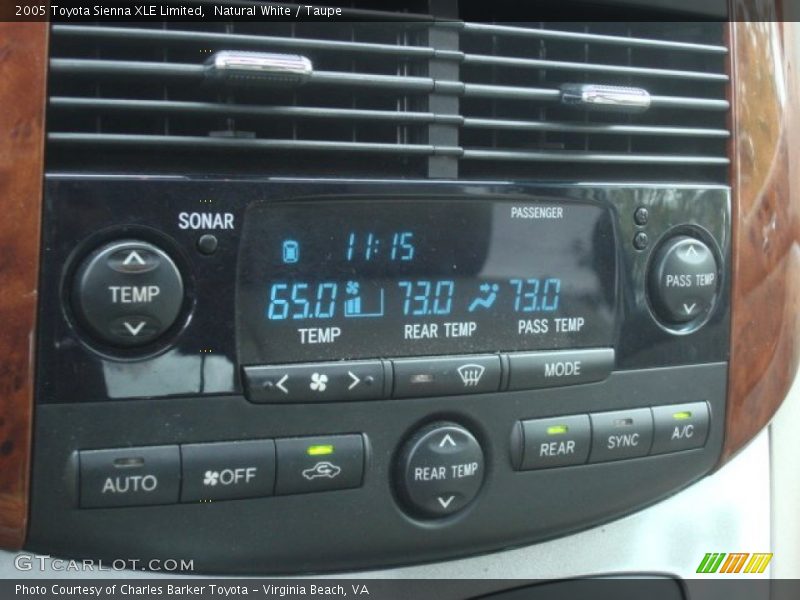 Natural White / Taupe 2005 Toyota Sienna XLE Limited