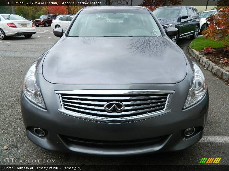 Graphite Shadow / Stone 2012 Infiniti G 37 x AWD Sedan