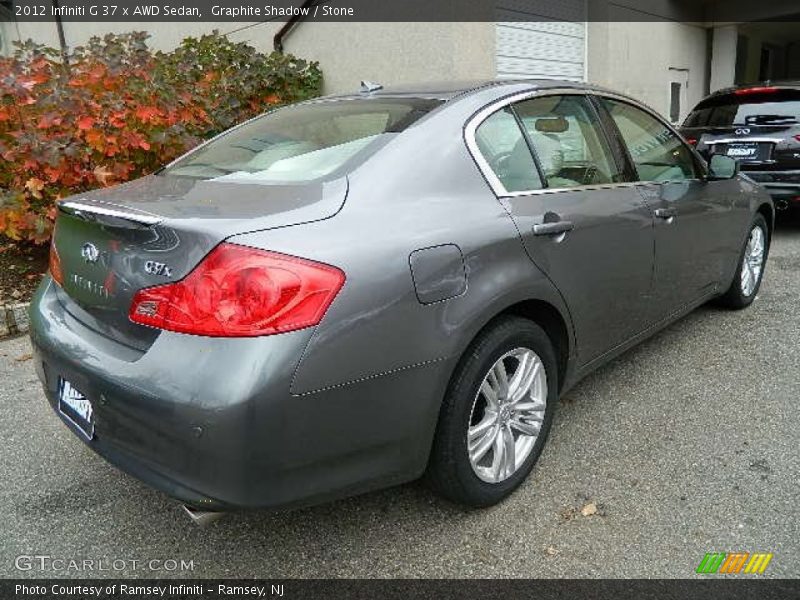 Graphite Shadow / Stone 2012 Infiniti G 37 x AWD Sedan
