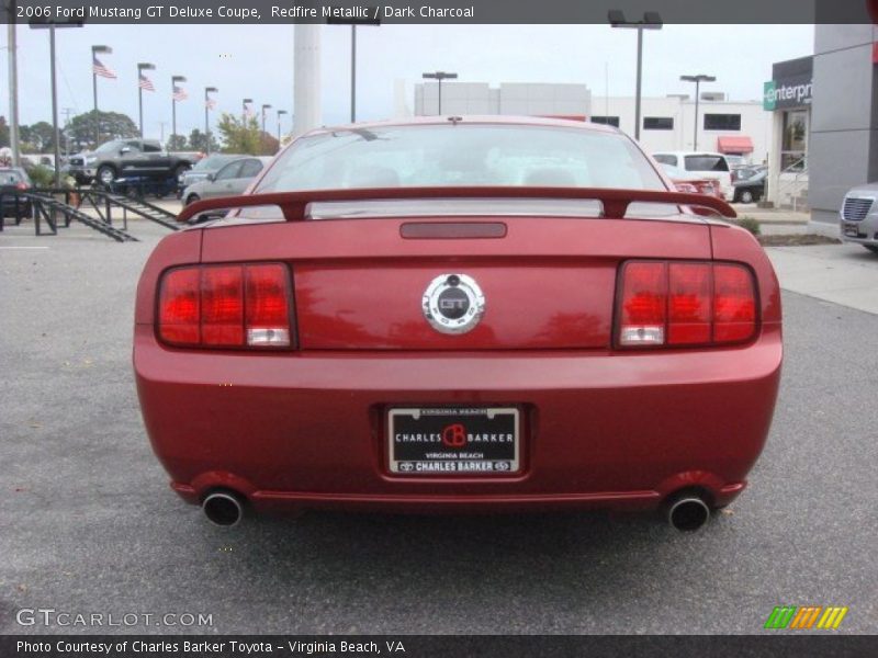 Redfire Metallic / Dark Charcoal 2006 Ford Mustang GT Deluxe Coupe