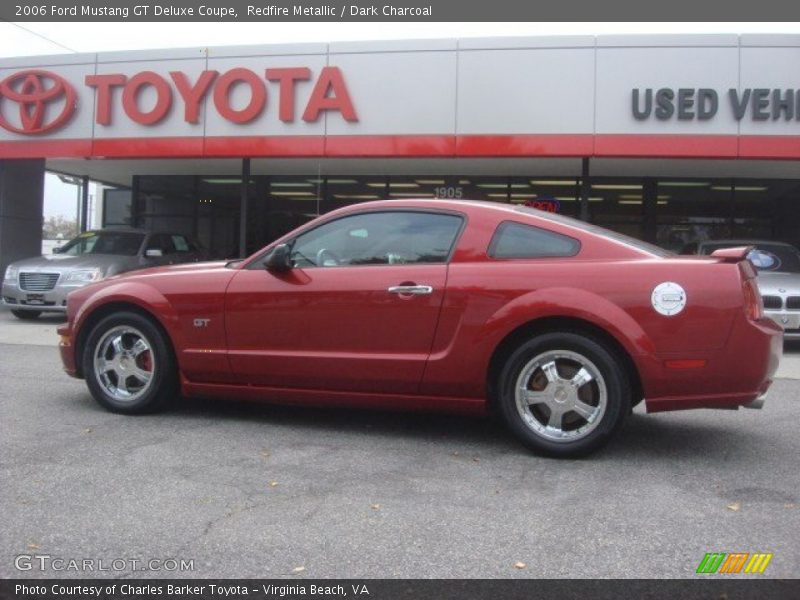 Redfire Metallic / Dark Charcoal 2006 Ford Mustang GT Deluxe Coupe