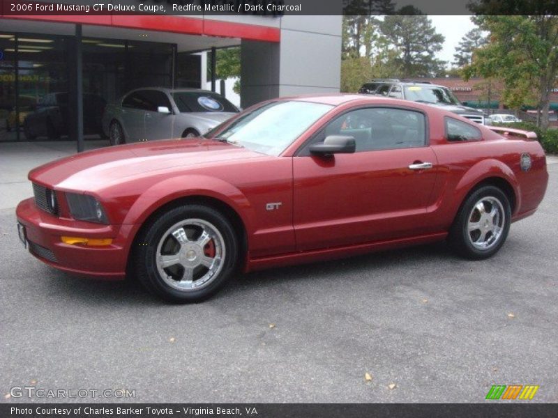 Redfire Metallic / Dark Charcoal 2006 Ford Mustang GT Deluxe Coupe