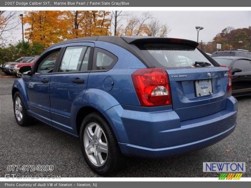Marine Blue Pearl / Pastel Slate Gray/Blue 2007 Dodge Caliber SXT