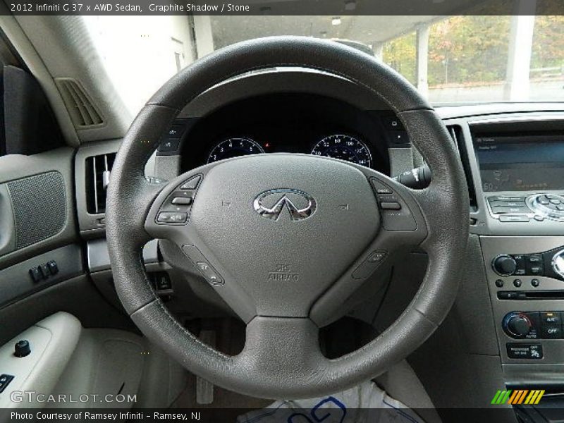  2012 G 37 x AWD Sedan Steering Wheel